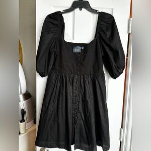 Anthropologie Black Mini Dress